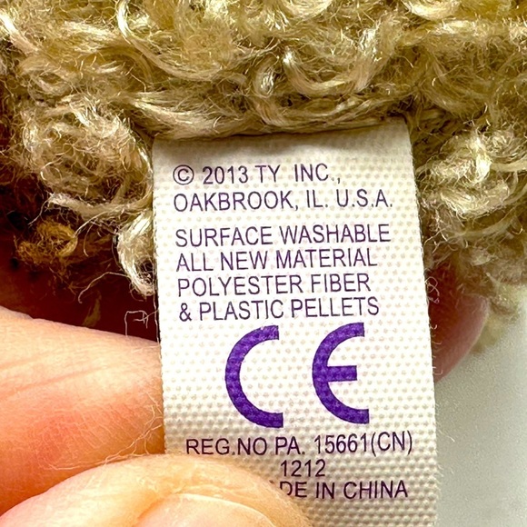 TY Beanie Boos ROOTBEER‎ the Brown Dog Glitter Eyes Regular 6” - Picture 5 of 7